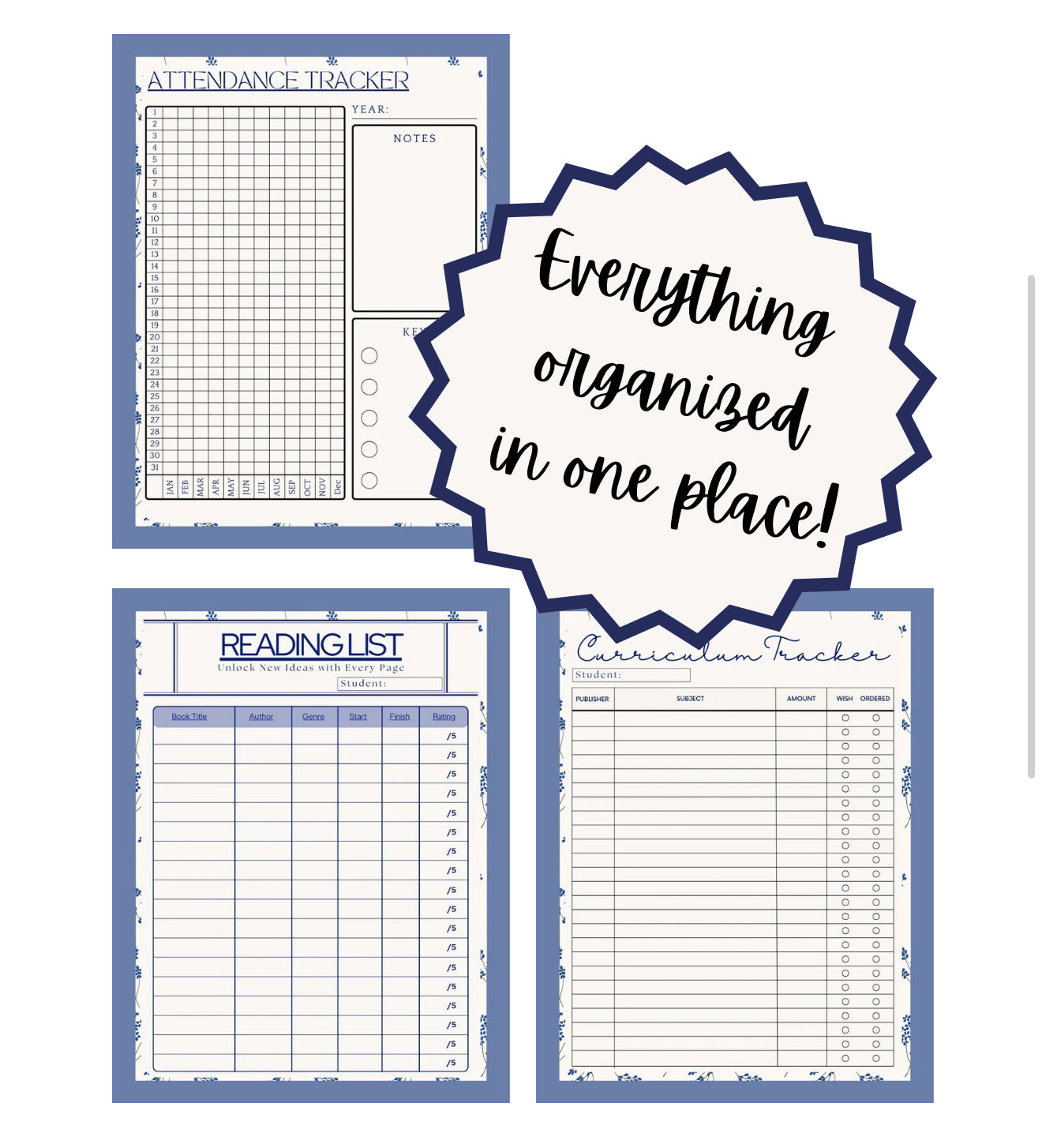homeschool, homeschool trackers