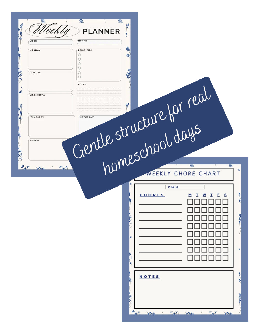 homeschool weekly plan