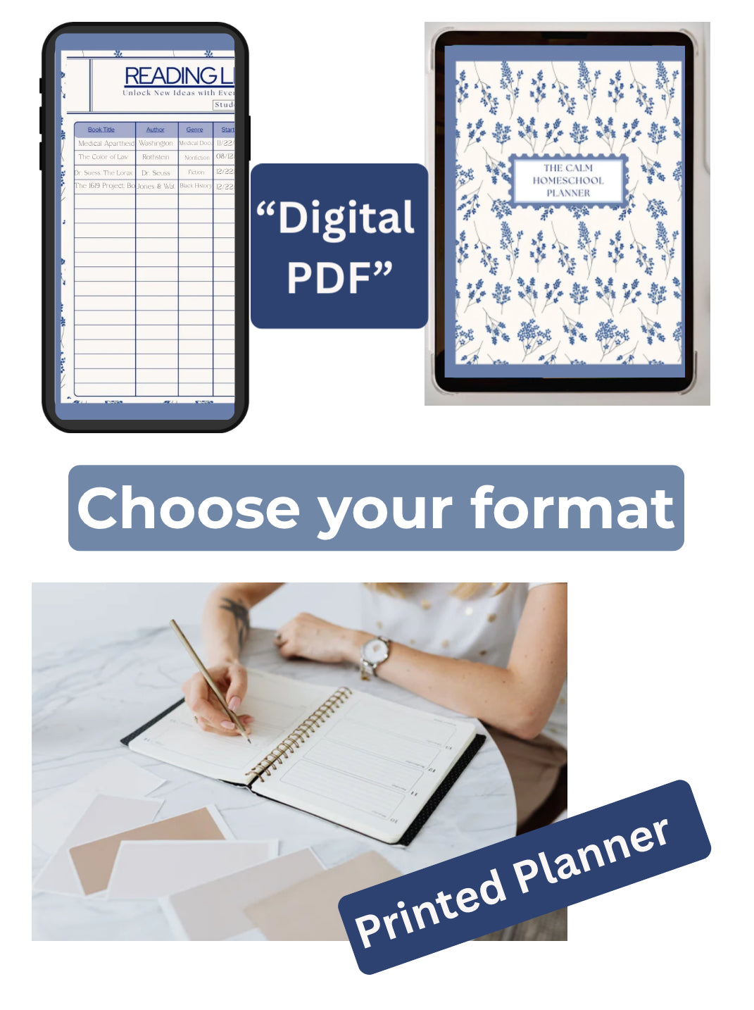 planner, digital planner, pdf planner, printed planner