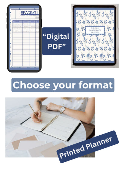planner, digital planner, pdf planner, printed planner